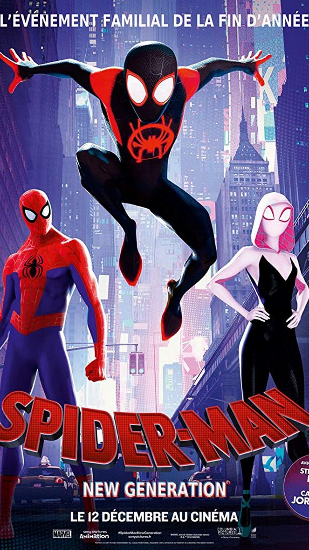 Spider-Man Into the Spider-Verse 2018 Poster HD with resolution 1080x1920 pixel. You can make this poster wallpaper for your Mac or Windows Desktop Background, iPhone, Android or Tablet and another Smartphone device for free Spider-Man Into the Spider-Verse 2018 Poster HD with resolution 1080x1920 pixel. You can make this wallpaper for your Mac or Windows Desktop Background, iPhone, Android or Tablet and another Smartphone device