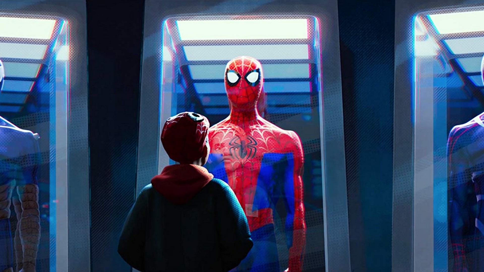 Spider-Man Into the Spider-Verse Poster Wallpaper with resolution 1920x1080 pixel. You can make this poster wallpaper for your Mac or Windows Desktop Background, iPhone, Android or Tablet and another Smartphone device for free Spider-Man Into the Spider-Verse Poster Wallpaper with resolution 1920x1080 pixel. You can make this wallpaper for your Mac or Windows Desktop Background, iPhone, Android or Tablet and another Smartphone device