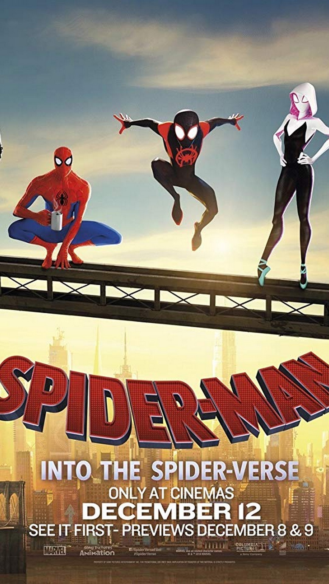 Spider-Man Into the Spider-Verse Poster with resolution 1080x1920 pixel. You can make this poster wallpaper for your Mac or Windows Desktop Background, iPhone, Android or Tablet and another Smartphone device for free Spider-Man Into the Spider-Verse Poster with resolution 1080x1920 pixel. You can make this wallpaper for your Mac or Windows Desktop Background, iPhone, Android or Tablet and another Smartphone device