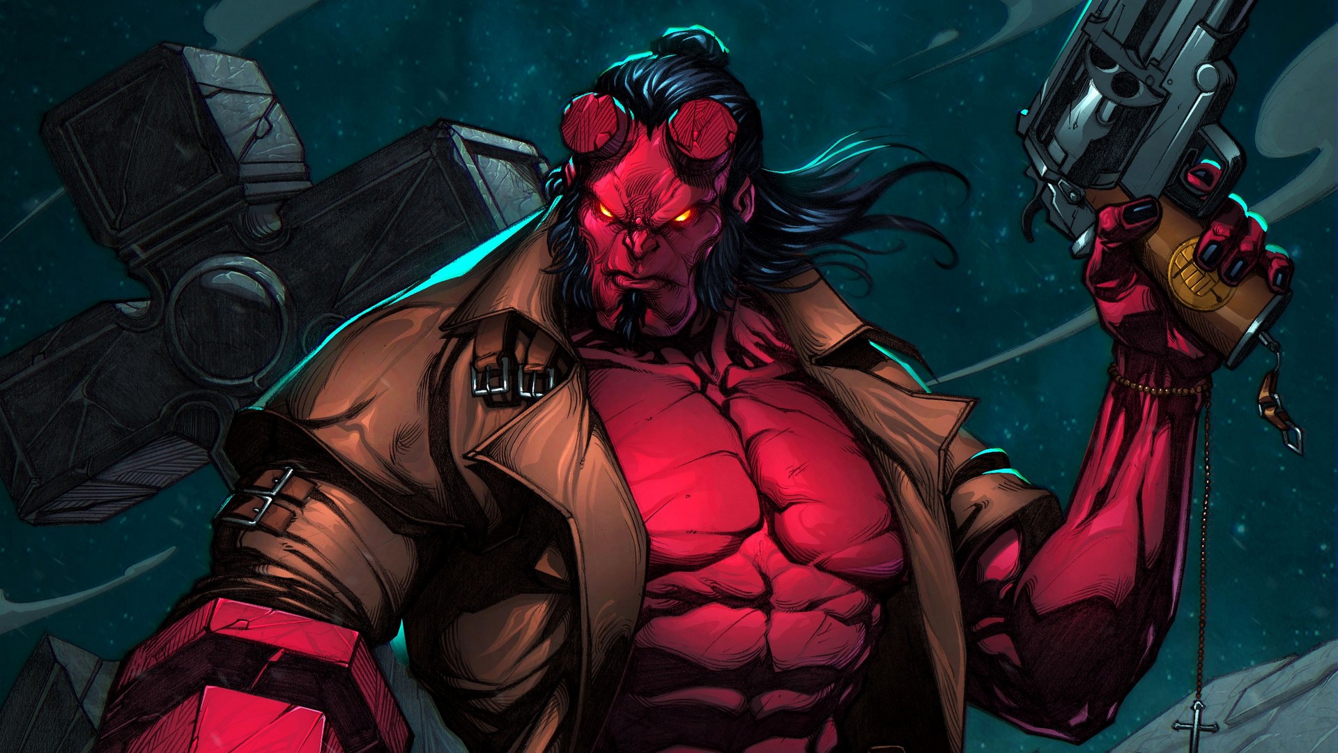 Hellboy 2019 Trailer Wallpaper with high-resolution 1920x1080 pixel. You can use this poster wallpaper for your Desktop Computers, Mac Screensavers, Windows Backgrounds, iPhone Wallpapers, Tablet or Android Lock screen and another Mobile device Hellboy 2019 Trailer Wallpaper with high-resolution 1920x1080 pixel. You can use this poster wallpaper for your Desktop Computers, Mac Screensavers, Windows Backgrounds, iPhone Wallpapers, Tablet or Android Lock screen and another Mobile device