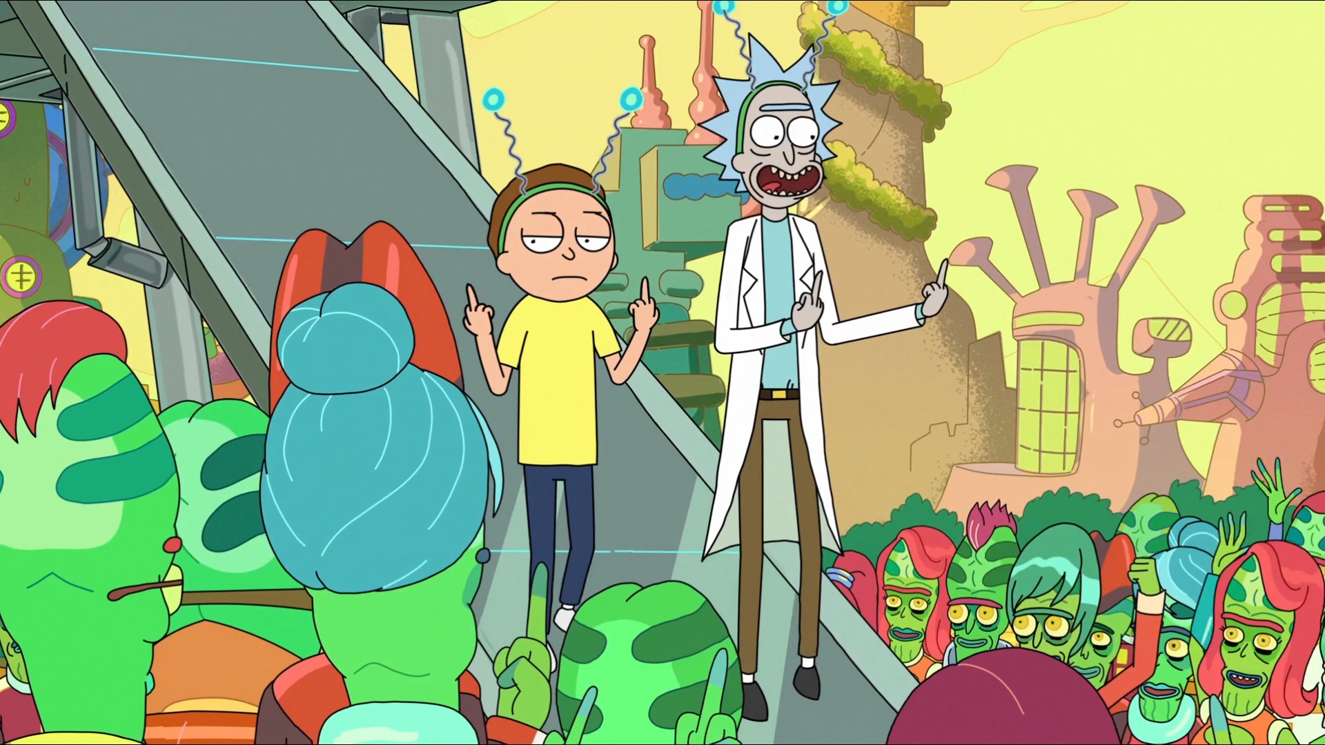 Rick and Morty Movie Trailer Wallpaper with high-resolution 1920x1080 pixel. You can use this poster wallpaper for your Desktop Computers, Mac Screensavers, Windows Backgrounds, iPhone Wallpapers, Tablet or Android Lock screen and another Mobile device