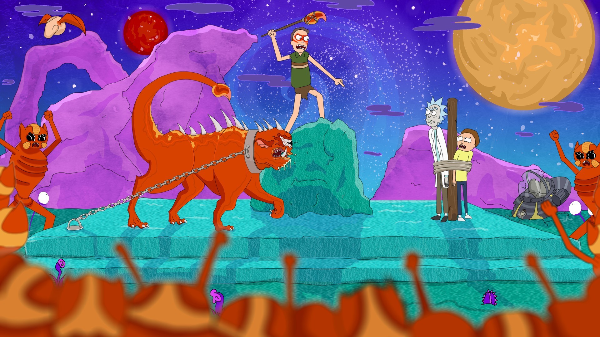 Rick n Morty Poster Wallpaper with high-resolution 1920x1080 pixel. You can use this poster wallpaper for your Desktop Computers, Mac Screensavers, Windows Backgrounds, iPhone Wallpapers, Tablet or Android Lock screen and another Mobile device Rick n Morty Poster Wallpaper with high-resolution 1920x1080 pixel. You can use this poster wallpaper for your Desktop Computers, Mac Screensavers, Windows Backgrounds, iPhone Wallpapers, Tablet or Android Lock screen and another Mobile device